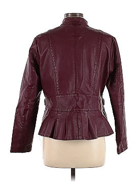 Baccini Faux Leather Jacket (view 2)