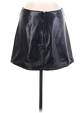 L'Agence Leather Skirt (view 2)