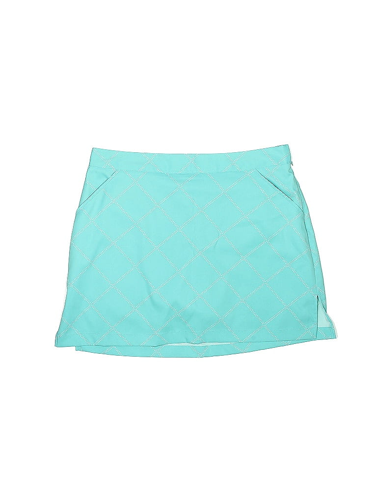 Coral Bay Jacquard Solid Argyle Grid Teal Skort Size 12 - 82% off | ThredUp