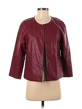 Chico's Faux Leather Jacket (view 1)