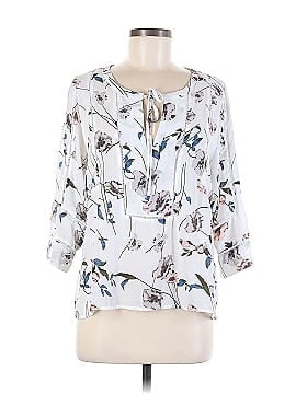 Q&A 3/4 Sleeve Blouse (view 1)
