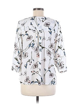 Q&A 3/4 Sleeve Blouse (view 2)