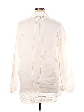 Garnet Hill 3/4 Sleeve Button-Down Shirt (view 2)
