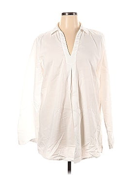 Garnet Hill 3/4 Sleeve Button-Down Shirt (view 1)
