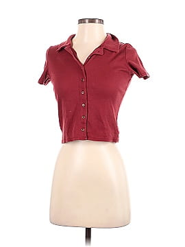 American Eagle Outfitters Short Sleeve Blouse (view 1)