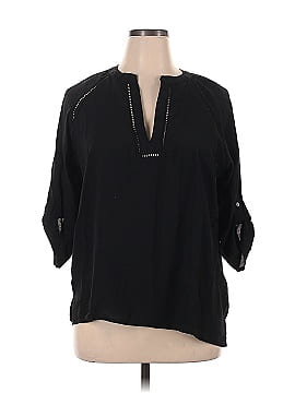 NY Collection Long Sleeve Blouse (view 1)