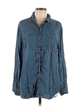 Banana Republic Factory Store Long Sleeve Button-Down Shirt (view 1)