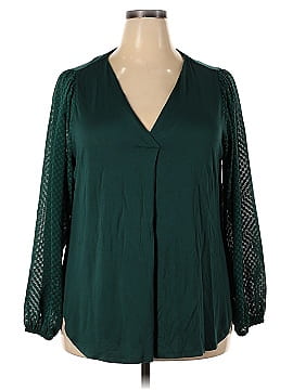 Lane Bryant Long Sleeve Blouse (view 1)