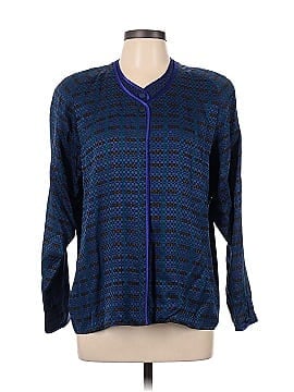 Spitalnick Long Sleeve Silk Top (view 1)