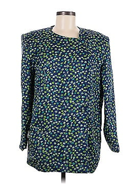 paul alexander Long Sleeve Silk Top (view 1)