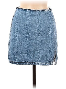 Pull&Bear Denim Skirt (view 1)