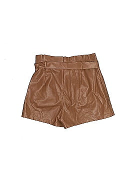 Le Lis Faux Leather Shorts (view 2)