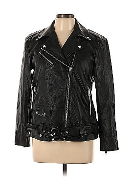 MICHAEL Michael Kors Leather Jacket (view 1)