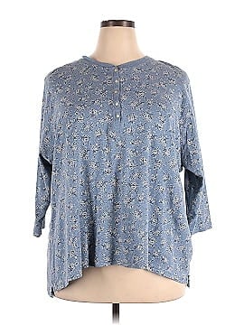 Chaps 3/4 Sleeve Blouse (view 1)