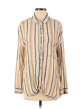 American Eagle Outfitters Long Sleeve Button-Down Shirt (view 1)