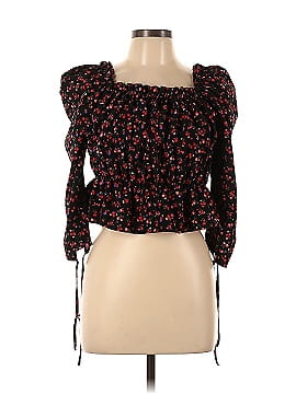 Topshop Long Sleeve Blouse (view 1)