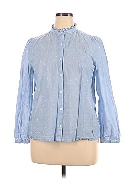 Ann Taylor LOFT Outlet Long Sleeve Button-Down Shirt (view 1)