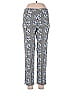 Pure Amici Paisley Floral Graphic Silver Casual Pants Size M - photo 1