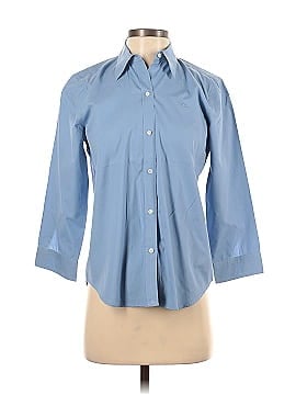 Lauren by Ralph Lauren 3/4 Sleeve Button-Down Shirt (view 1)
