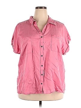 Style&Co Short Sleeve Button-Down Shirt (view 1)