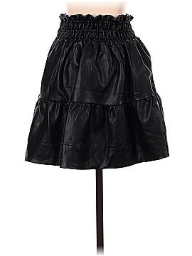 Anthropologie Faux Leather Skirt (view 2)