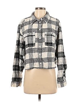 American Eagle Outfitters Long Sleeve Button-Down Shirt (view 1)