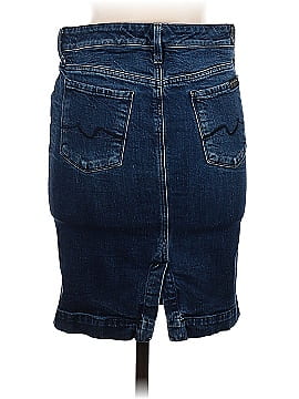 7 For All Mankind Denim Skirt (view 2)