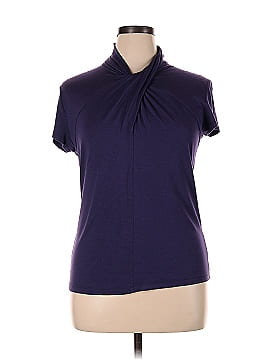 New York & Company Short Sleeve Blouse (view 1)