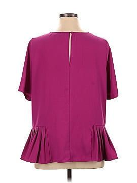 ELOQUII Short Sleeve Blouse (view 2)