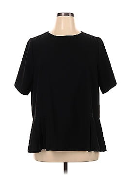 ELOQUII Short Sleeve Blouse (view 1)