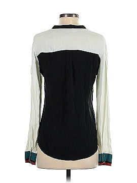 Cache Long Sleeve Silk Top (view 2)