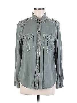 American Eagle Outfitters Long Sleeve Button-Down Shirt (view 1)