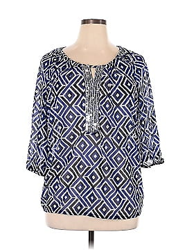 INC International Concepts 3/4 Sleeve Blouse (view 1)