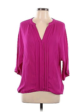 Joie 3/4 Sleeve Silk Top (view 1)