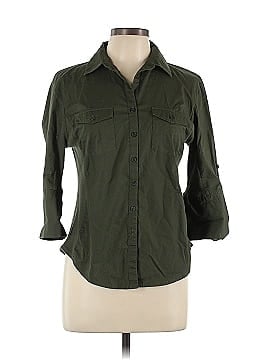 Hester & Orchard 3/4 Sleeve Button-Down Shirt (view 1)