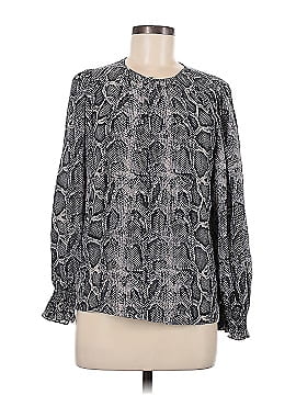 Rebecca Taylor Long Sleeve Silk Top (view 1)