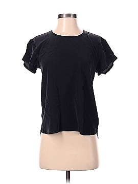 Splendid Short Sleeve Silk Top (view 1)