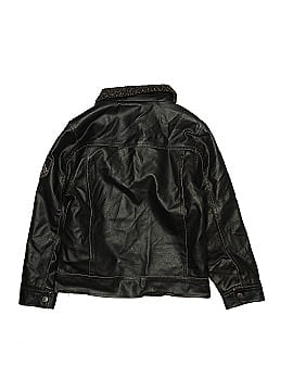 Hemisphere Faux Leather Jacket (view 2)