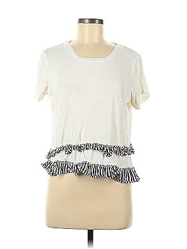 Scripted Short Sleeve Top (view 1)