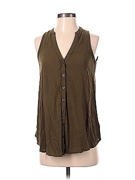 Maeve Sleeveless Button-Down Shirt (view 1)