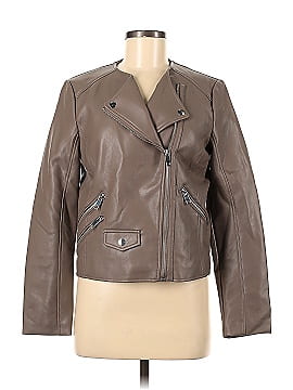 Mango Faux Leather Jacket (view 1)