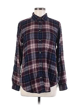 American Eagle Outfitters Long Sleeve Button-Down Shirt (view 1)