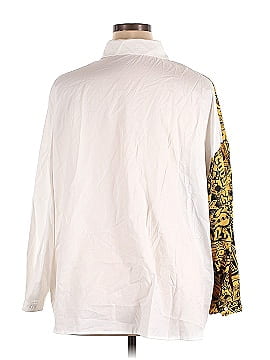 Shein Curve Long Sleeve Button-Down Shirt (view 2)