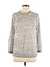 Fine Collection Gray Pullover Sweater Size Med - Lg - photo 1