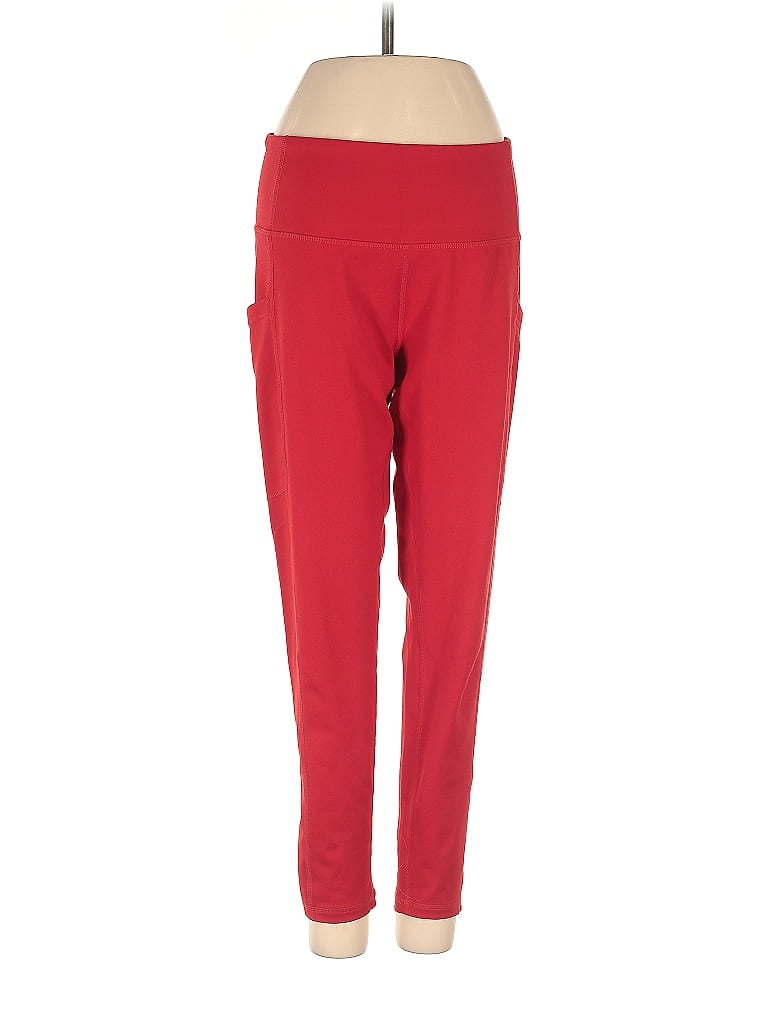 Pre-owned Z By Zella Active Pants In Red