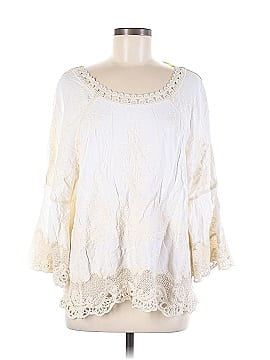Democracy 3/4 Sleeve Blouse (view 1)