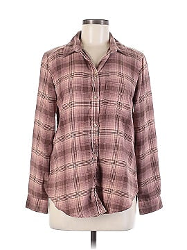 American Eagle Outfitters Long Sleeve Button-Down Shirt (view 1)