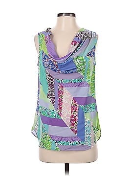 Trina Turk Sleeveless Silk Top (view 1)