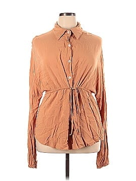 Shein Curve Long Sleeve Blouse (view 1)