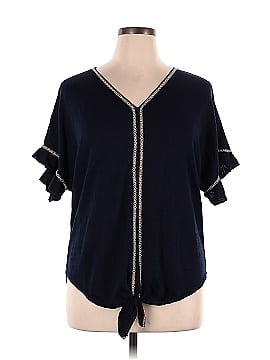 Max Studio Short Sleeve Blouse (view 1)